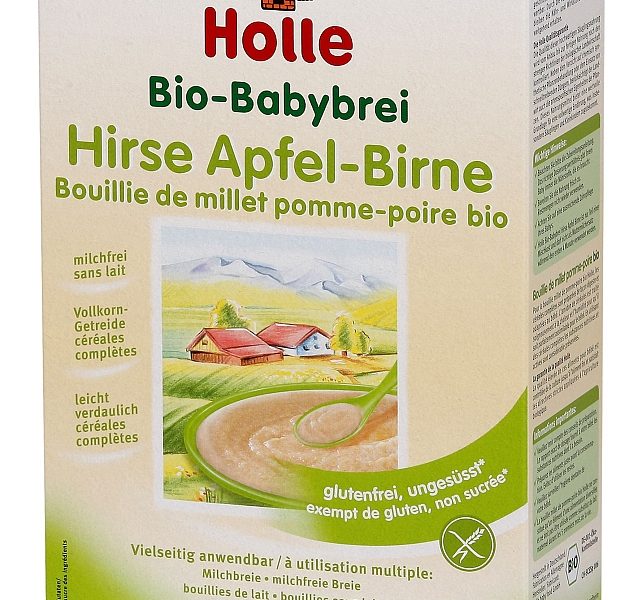 Bezglutenowa kaszka jaglana z jabłkiem i gruszką BIO