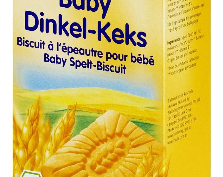Keksy orkiszowe dla niemowląt BIO