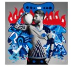 Gwiazdy futbolu w działalnościach oczami tworzący artystów