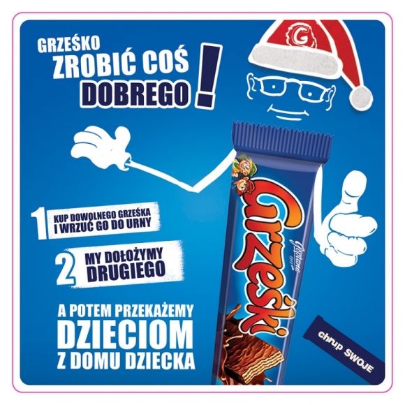Marka Grześki świątecznie zachęca by Grześko zrobić coś dobrego?