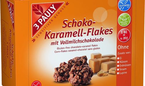 Bezglutenowe Płatki w karmelu i mlecznej czekoladzie