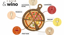 WINO kocha PIZZĘ, PIZZA kocha WINO Zdrowie, BIZNES - Klasyczną margheritę łączymy z cytrusowym sauvignon blanc. Do frutti di mare wybieramy musujące, owocowe prosecco. Cztery sery komponujemy z wyrazistym rieslingiem. Z okazji nadchodzącego Dnia Pizzy dobieramy wino do najbardziej popularnych smaków pizzy.
