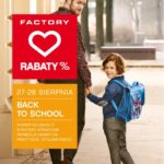 FACTORY KOCHA POWROTY DO SZKOŁY WEEKEND PROMOCJI