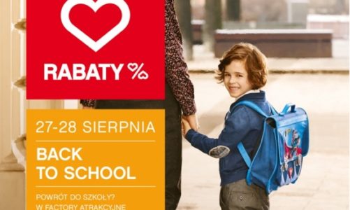 FACTORY KOCHA POWROTY DO SZKOŁY WEEKEND PROMOCJI