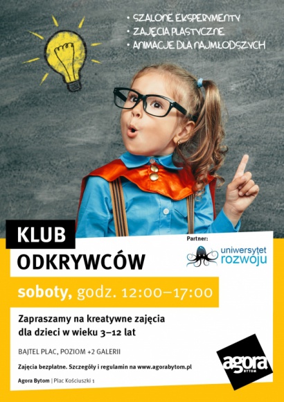 Tutaj soboty należą do dzieci nowe atrakcje w Klubie Odkrywców