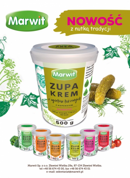 Tradycyjny smak w nowoczesnym wydaniu. Oto zupa krem z ogórków kiszonych Marwit Zdrowie, LIFESTYLE - Ogórki kiszone to samo zdrowie! Zawierają m.in. duże ilości witamin z grupy B oraz bakterie kwasu mlekowego, który wspomaga działanie układu odpornościowego.