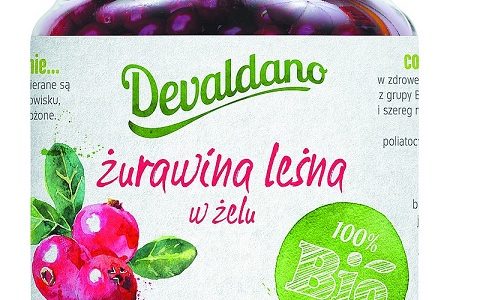 Żurawina leśna w żelu