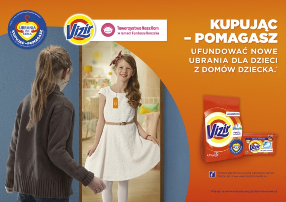 Trwa II etap programu "Ubrania od Serca" Dziecko, LIFESTYLE - Marka Vizir we współpracy z Towarzystwem Nasz Dom, działającym w ramach Funduszu Korczaka, kontynuuje program charytatywny "Ubrania od serca", który ma na celu wsparcie dzieci mieszkających w domach dziecka.