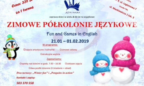 Warsztaty Let?s Party! i półkolonie językowe