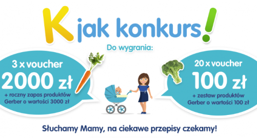 K jak Konkurs Gerber słucha mam?