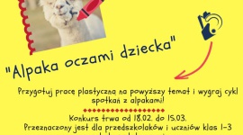 Konkurs dla szkół i przedszkoli Alpaka oczami dziecka?!