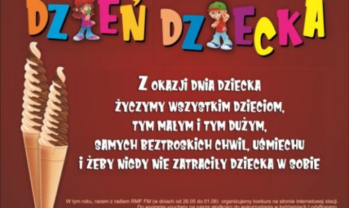 Dzień Dziecka w LodyBonano wygraj 30 zł do wykorzystania w lodziarniach sieci!