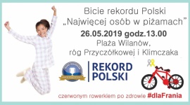 W piżamach będą ustanawiać Rekord Polski dla małego Franka