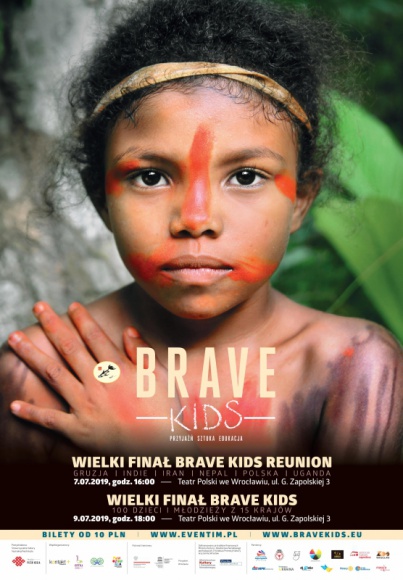 Dwa wielkie finały Brave Kids. Rusza sprzedaż biletów Dziecko, LIFESTYLE - Z okazji 10. edycji Brave Kids organizatorzy przygotowują aż dwa, odrębne finałowe spektakle. W Teatrze Polskim we Wrocławiu najpierw wystąpią największe talenty z poprzednich lat, a dwa dni później uczestnicy tegorocznej edycji m.in. z Kolumbii, Peru, Korei i Gruzji.