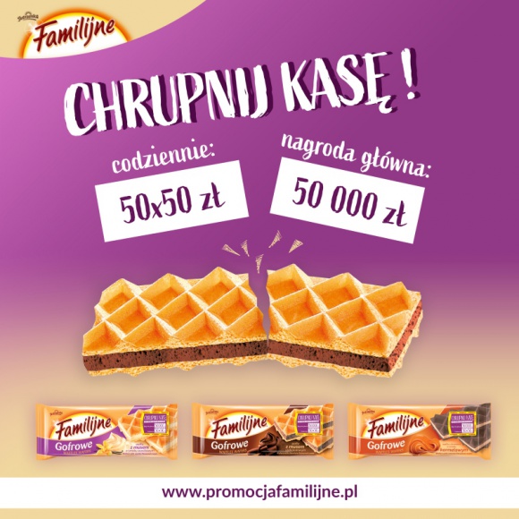 Został tydzień, by Chrupnąć kasę? w loterii wafli Familijnych