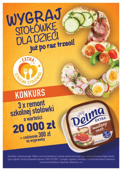 ?Extra Szkolna Stołówka? – rusza 3. edycja programu marki Delma