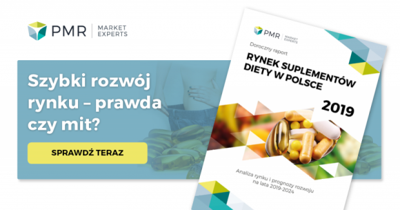 Rynek suplementów diety wzrośnie o 5% rocznie w latach 2020-2024 Zdrowie, BIZNES - W ostatnich dwóch latach rynek suplementów diety w Polsce rósł umiarkowanie o mniej niż 5% rocznie. W 2018 r. sprzedaż apteczna i pozaapteczna tych produktów (uwzględniając dietetyczne środki spożywcze), wyniosła, według szacunków PMR, 5,4 mld zł.