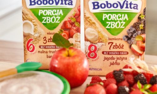 Odkryj to, co dobre dla maluszka 6 nowych smaków kaszek BoboVita PORCJA ZBÓŻ