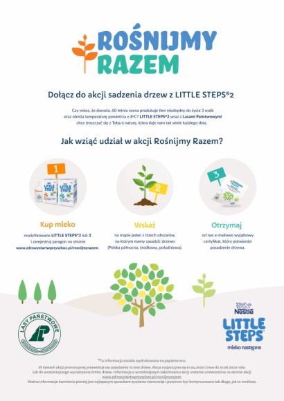 Rośnijmy razem! Dołącz do akcji sadzenia drzew z LITTLE STEPS?2