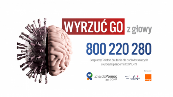 Uruchomienie Telefonu Zaufania COVID-19 Zdrowie, BIZNES - Fundacja "Znajdź Pomoc" we współpracy z Orange Polska oraz Fundacją CAN-PACK informuje o uruchomieniu Bezpłatnego Telefonu Zaufania dla osób dotkniętych skutkami pandemii COVID-19.