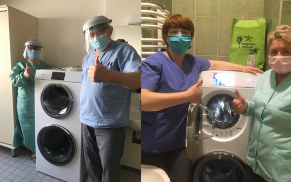 Firma Haier przekazała pralko ? suszarki placówkom medycznym w Polsce Zdrowie, LIFESTYLE - Firma Haier, w ramach wspierania walki z epidemią koronawirusa SARS-CoV-2, przekazała pralko-suszarki placówkom medycznym w Polsce.
