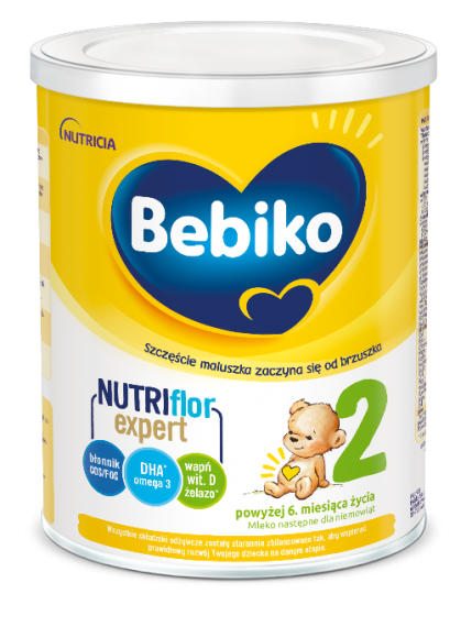 Bebiko 2 NUTRIflor Expert teraz dostępne również w wygodnej puszce Dziecko, LIFESTYLE - Bebiko 2 NUTRIflor Expert to formuła bardzo dobrze tolerowana* przez małe dzieci. 92% maluchów akceptuje to mleko następne już od 1. butelki!**
