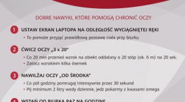 Huawei i Polskie Towarzystwo Optometrii i Optyki w kampanii ?Włącz ochronę oczu? Zdrowie, LIFESTYLE - Właściwa postawa przed ekranem laptopa, czy włączanie redukcji niebieskiego światła np. w laptopie MateBook D 16 ? to tylko niektóre z katalogu dobrych nawyków, stworzonego przez Huawei i Polskie Towarzystwo Optometrii i Optyki w ramach kampanii edukacyjnej ?Włącz ochronę oczu?.