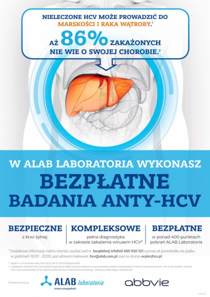 HCV ? tego wirusa może mieć każdy! Bezpłatne badania anty-HCV w całej Polsce