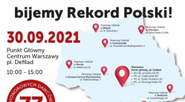 Promuję Krwiodawstwo ? biję Rekord Polski!