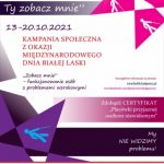 Niewidomi w Bydgoszczy świętują Dzień Białej Laski