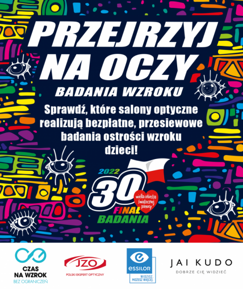 ?Przejrzyj na oczy? ? bezpłatne, przesiewowe badania ostrości wzroku dzieci